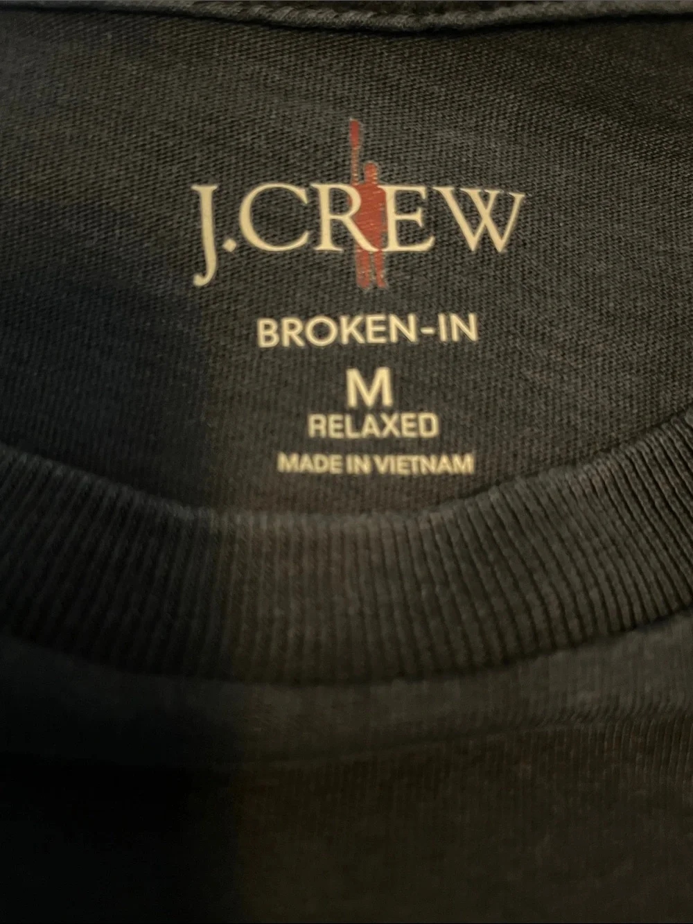 J. Crew men’s “broken-in” t shirt
